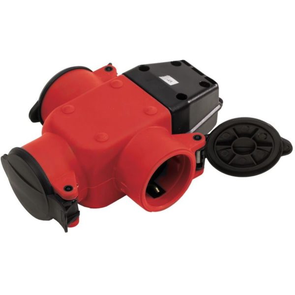 Priza multipla 3x din plastic